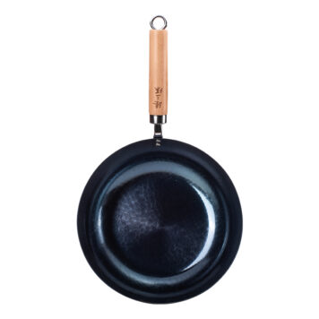Pre Seasoned Iron Chinese Wok Pan with Wooden Handle Pan – mycookwareshop