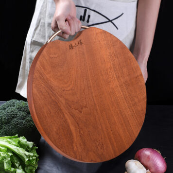 ZhenSanHuan Natural Wood Cutting Board, whole piece of Sapele wood, no glue, no painting, chopping block