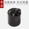ZhenSanHuan Hand Polished Natural Granite Mortar and Pestle Solid and Durable Crusher - Image 9